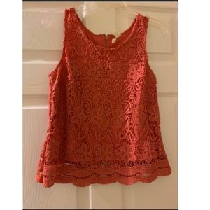 Embroidered knit top